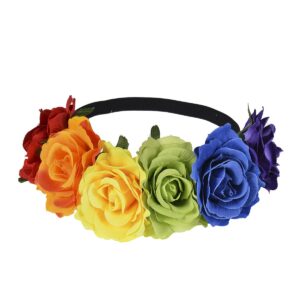 Rainbow Pride Flower Crown