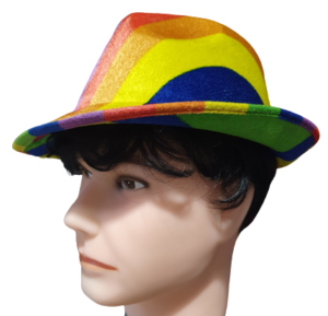 Rainbow Pride Gangster Hat
