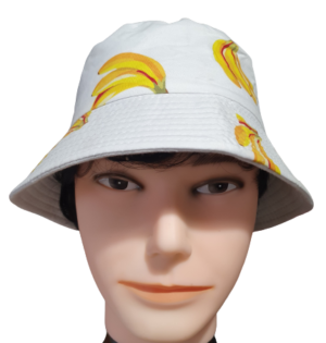 Banana White Bucket Hat