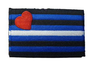 Leather Pride Embroidered Flag Patch
