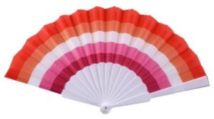 Sunset Lesbian Folding Fan