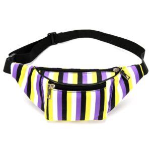 Non-binary Striped Bumbag