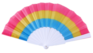 Pansexual Folding Fan