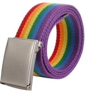 Rainbow Pride Fabric Belt (125cm)