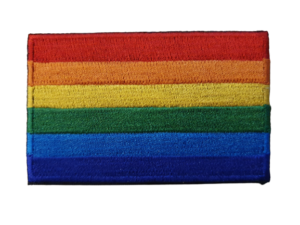 Rainbow Pride Embroidered Flag Patch