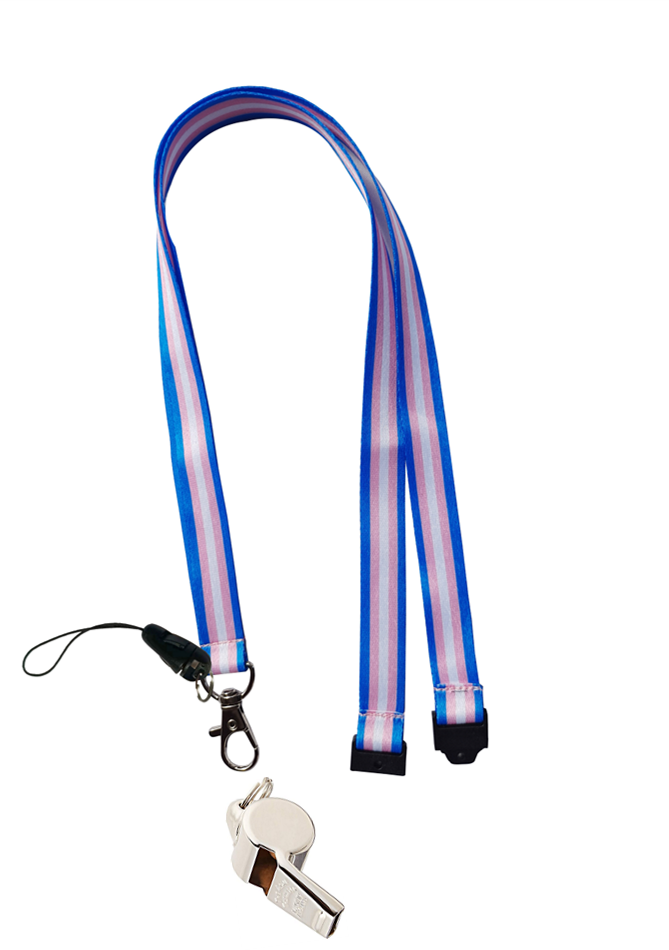 Transgender Lanyard and Whistle (46cm)