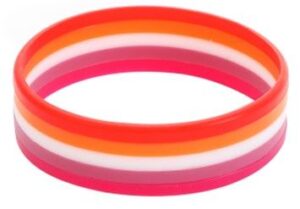Sunset Lesbian Pride Wristband