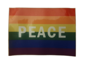Rainbow Peace Vinyl Sticker