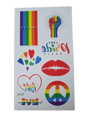 Rainbow Pride Tattoo's (x8) Style 3