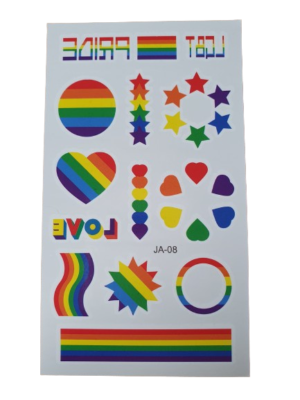 Rainbow Pride Tattoo's (x14) Style 10