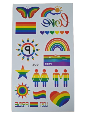 Rainbow Pride Tattoo's (x14) Style 5