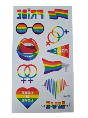 Rainbow Pride Tattoo's (x11) Style 8