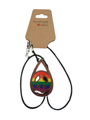 Rainbow Peace Necklace