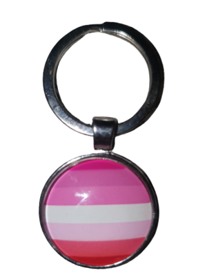 Lesbian Stainless Steel Keyring