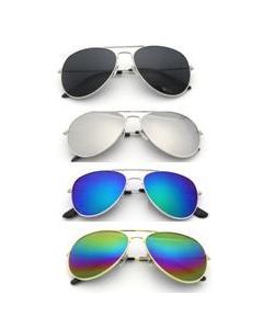 Aviator Mirrored Sunglasses