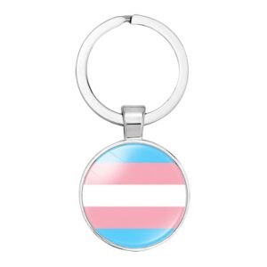 Transgender Stainless Steel Keyring