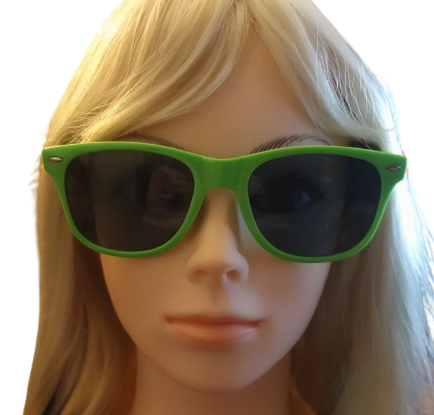 Green Wayfarer Sunglasses