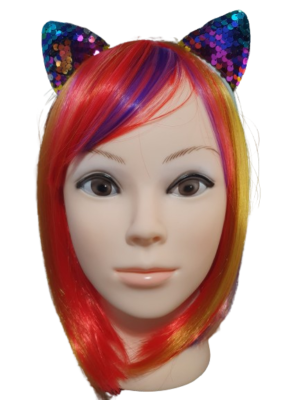 Rainbow Sequin Ear Headband